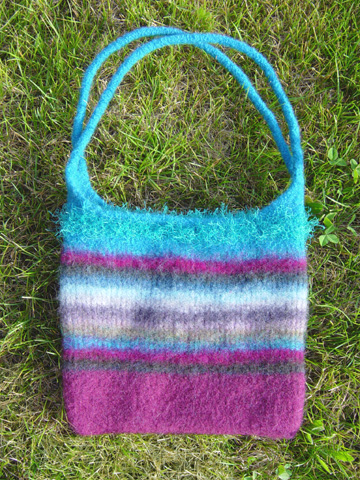 Garnet-&-Turquoise Handbag